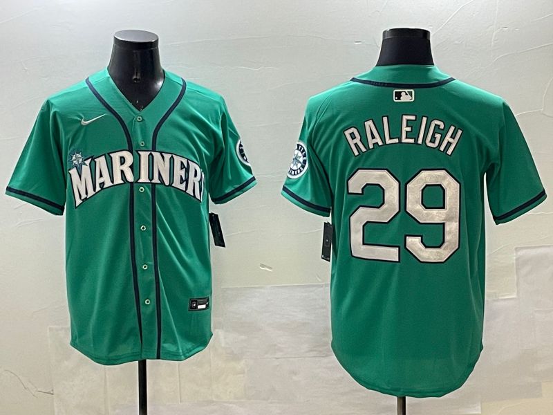 Men Seattle Mariners #29 Raleigh Green Game Nike 2025 MLB Jersey style 2